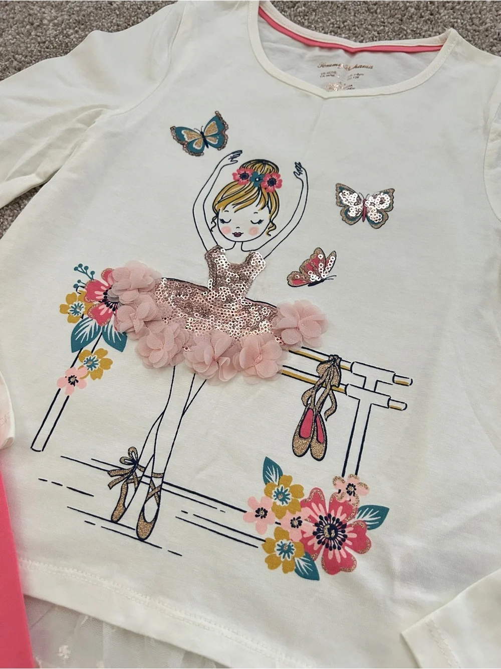 Tommy Bahama Girls Ballerina Outfit Set Size M 7/8